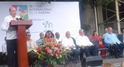 Presente PresIdente de Cuba en  Feria  Internacional de La Habanaana
