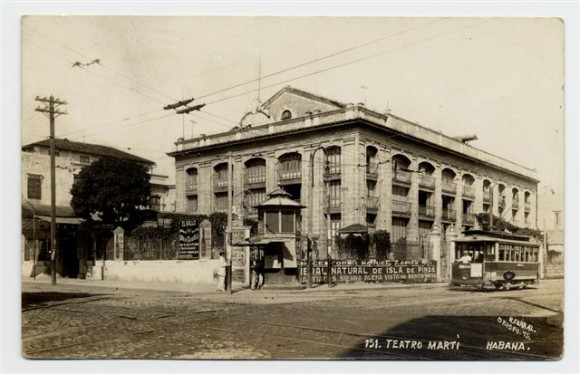Foto del Teatro Martí en 1930